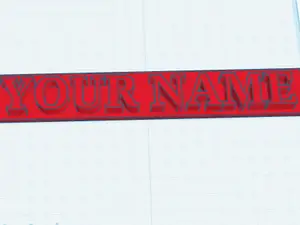 Custom Nameplate