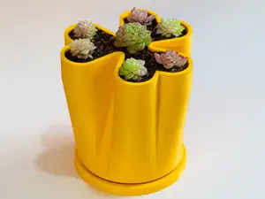 「向阳」三叶草花瓣形花盆
