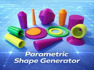 Parametric Shape Generator (Cones,Templates&More)