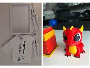 Snapmaker U1  official maintenance tools and  box 