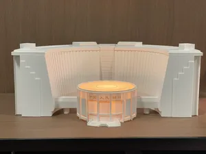 中国人民银行建筑模型