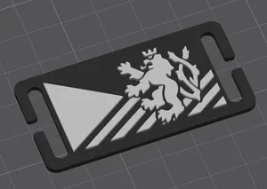 CZECH FLAG with lion