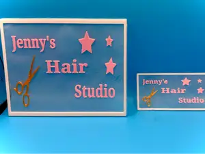 Custom business card or door sign