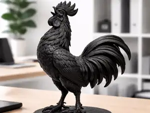 Majestic Crowing Rooster