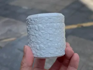 石头纹罐子