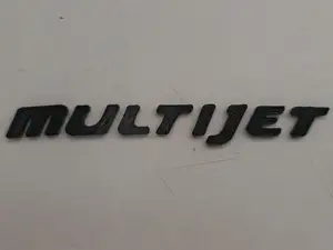 Fiat Multijet Trunk Emblem