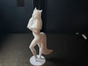 nackte Fuchsfrau