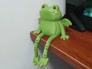 坐姿小青蛙(可动玩偶)