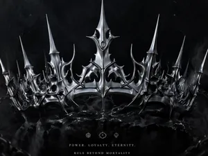 Dark Gothic Crown – Spiked Fantasy Headpiece