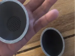 Eye holes for cosplay for the prototype mask