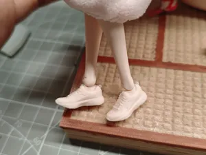 《运动鞋》寿屋机娘可用替换112比例，孔径2.5mm，可修改适配其他