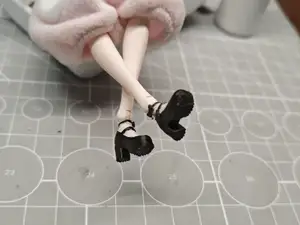 《玛丽珍鞋》学生鞋Lolita寿屋机娘可用替换,可修改孔径,默认2.5