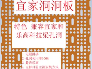 兼容宜家和乐高洞洞板