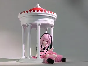古典圆形柱亭