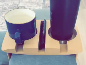 Couch Armrest Cup Holder & Phone Organizer