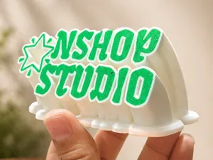 Customizable - Curved Text Generator with Stroke 