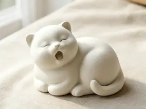 打哈欠的小猫(无支撑打印)