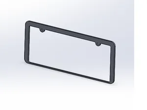 frame license plate number
