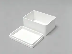 带盖子的收纳盒(可以当托盘使用的盖子)