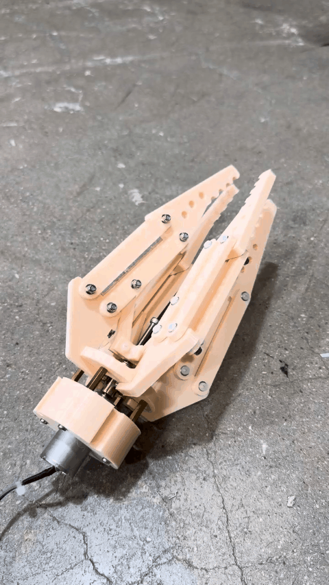 迷你机械爪勾 - DC motor