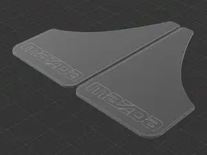 Mazda Rx-7 SA FB Mud Flaps