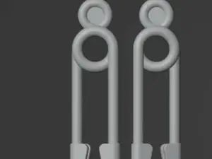 Basic Draculaura earrings