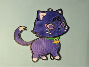 原神-散兵-猫-浮雕