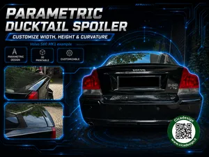 Ducktail Spoiler - First Free Parametric Generator