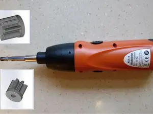 Motor Shaft Gear for the KCS12 4*AA Screwdriver