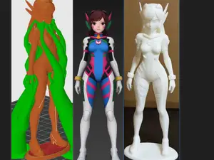 守望先锋|D.Va|机甲少女|手办|动漫|游戏