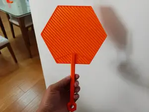 六边形蒲扇扇子(Hand fan)