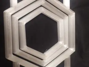Hexagonal angel eyes for car headlights