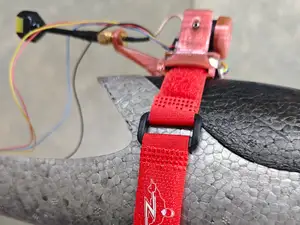 快蜂模拟图传TX-800,手抛机绑带式安装支架,TPU打印