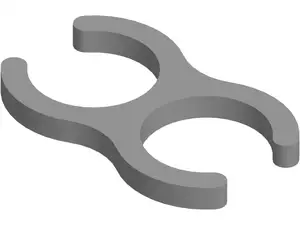 Clamps for paired pipes of almost all sizes