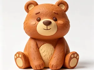 嘟嘟熊 模型摆件