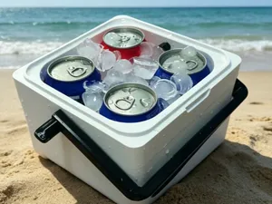 4罐冷藏盒 带盖子