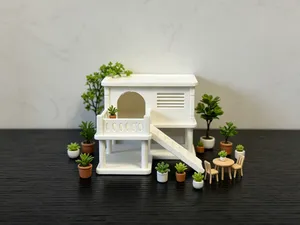 双层仓鼠别墅 爬宠小屋 小别墅