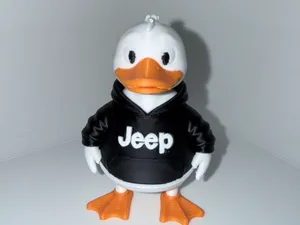 Cute Duck in a Jeep Hoodie!