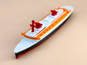 可以浮在水上的豪华游轮
