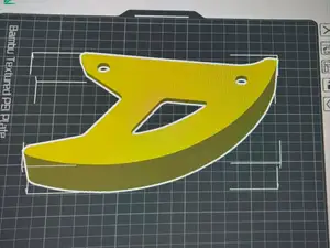 Kawasaki Motocross Bremsschutz / Brake Guard 