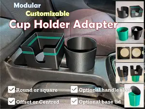Modular Customisable Cup Holder Adapter