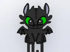 Toothless Bookmark