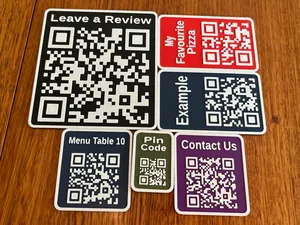Customisable QR Code Card and Magnet