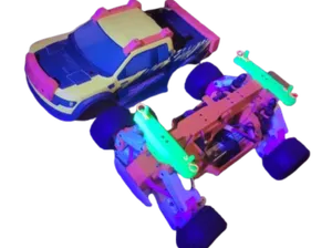 V9 WLTOYS 124 X CENTRAL DIFF TRUGGY 1:12 FREE DEMO