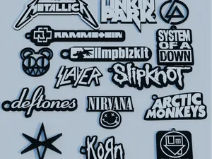 Popular bands Keychains