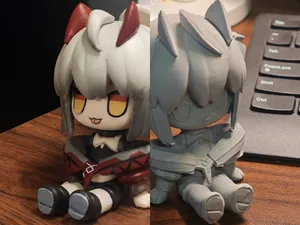 明日方舟 维什戴尔Q版白模