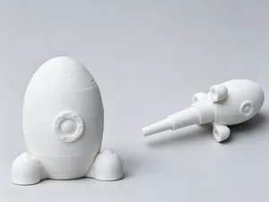 伸缩小火箭解压玩具