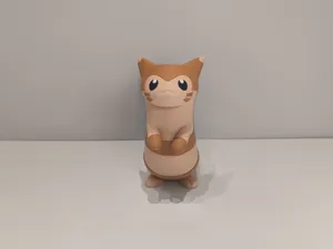 宝可梦 第二世代 #0162 大尾立(Furret)多色模型