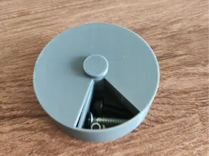 旋盖分格收纳罐