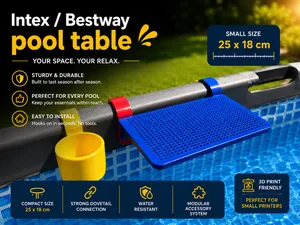 Small Pool Table (25x18cm) for Intex / Bestway